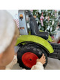 FALK Traktor na Pedały Claas Duży z Przyczepką od 3 lat