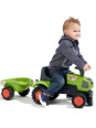 FALK Traktorek Baby Claas Axos 310 Zielony z Przyczepką od 1 roku FALK Traktorek Baby Claas Axos 310 Zielony z Przyczepką od 1 roku