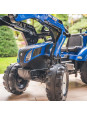 FALK Traktorek New Holland na Pedały Niebieski z Przyczepką od 3 Lat FALK Traktorek New Holland na Pedały Niebieski z Przyczepką od 3 Lat