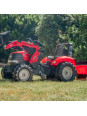 FALK Traktor Case na Pedały z Łyżką i Przyczepką Czerwony od 3 Lat