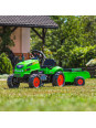 FALK Traktorek X Tractor Zielony z Przyczepką Klakson od 2 Lat FALK Traktorek X Tractor Zielony z Przyczepką Klakson od 2 Lat
