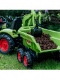 FALK Traktor CLAAS AVEC Zielony na Pedały z Przyczepką od 3 Lat FALK Traktor CLAAS AVEC Zielony na Pedały z Przyczepką od 3 Lat