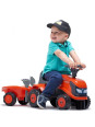 FALK Traktorek Kubota Pomarańczowy z Przyczepką + akc. od 1 roku