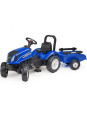 FALK Traktor na Pedały New Holland Duży z Przyczepką + Otwierana Maska od 2 lat FALK Traktor na Pedały New Holland Duży z Przyczepką + Otwierana Maska od 2 lat