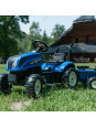 FALK Traktor na Pedały New Holland Duży z Przyczepką + Otwierana Maska od 2 lat FALK Traktor na Pedały New Holland Duży z Przyczepką + Otwierana Maska od 2 lat