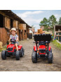 FALK Traktor Massey Ferguson Czerwony na Pedały z Przyczepką od 3 Lat FALK Traktor Massey Ferguson Czerwony na Pedały z Przyczepką od 3 Lat