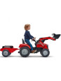 FALK Traktor Massey Ferguson Czerwony na Pedały z Przyczepką od 3 Lat FALK Traktor Massey Ferguson Czerwony na Pedały z Przyczepką od 3 Lat