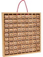 Tabliczka mnożenia  dla dzieci  Rio  small foot design - drewniana zabawka  edukacyjna dla 7 latka