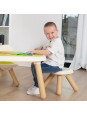 SMOBY Taboret Krzesełko Ogrodowe Do Pokoju Brązowe SMOBY Taboret Krzesełko Ogrodowe Do Pokoju Brązowe