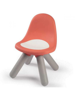 SMOBY Krzesełko z Oparciem Ogrodowe Do Pokoju Czerwone