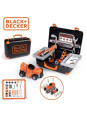 Smoby Black & Decker Walizka z Narzędziami + Samochód w Częściach Smoby Black & Decker Walizka z Narzędziami + Samochód w Częściach