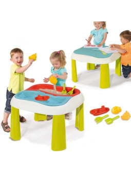 SMOBY Stół Wodny Stolik do Zabawy Wodą i Piaskiem 2w1 Piaskownica