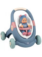 Smoby Little Chodzik Pchacz 3w1 Wózek dla Dzieci + Lalka Bobas Smoby Little Chodzik Pchacz 3w1 Wózek dla Dzieci + Lalka Bobas