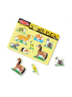 Puzzle dźwiękowe - Zwierzęta domowe