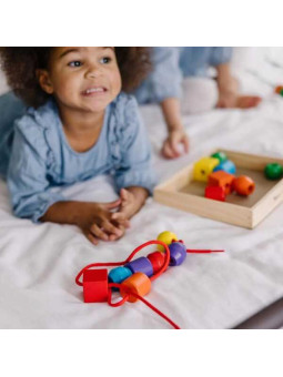 Zestaw dużych koralików do nawlekania