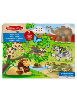 Dźwiękowe puzzle Zwierzęta z Zoo