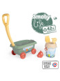 SMOBY Zestaw do piasku Wózek Wiaderko Grabki Ekologiczny