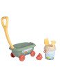 SMOBY Zestaw do piasku Wózek Wiaderko Grabki Ekologiczny
