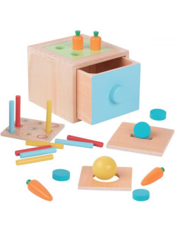 WOOPIE GREEN Drewniana Szuflada Edukacyjna Sorter Montessori