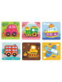 WOOPIE GREEN Układanka Drewniana Klocki Pojazdy Montessori FSC WOOPIE GREEN Układanka Drewniana Klocki Pojazdy Montessori FSC