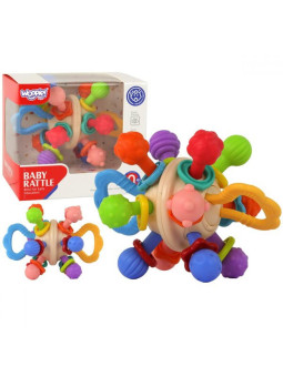 WOOPIE BABY Kolorowa Grzechotka w Kształcie Piłki 0m+