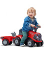 FALK Jeździk Traktorek Baby Case IH Ride-On Czerwony z Przyczepką + akc. od 12 miesięcy FALK Jeździk Traktorek Baby Case IH Ride-On Czerwony z Przyczepką + akc. od 12 miesięcy