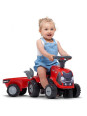 FALK Jeździk Traktorek Baby Case IH Ride-On Czerwony z Przyczepką + akc. od 12 miesięcy FALK Jeździk Traktorek Baby Case IH Ride-On Czerwony z Przyczepką + akc. od 12 miesięcy