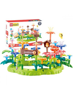 WOOPIE Magiczny Ogródek Montessori Klocki Konstrukcyjne XXL 93 el.