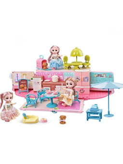 WOOPIE Kamper 2w1 Domek XXL Zestaw dla Lalek