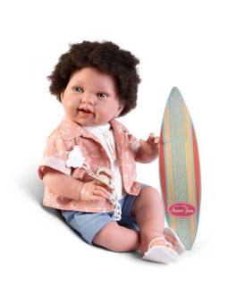 Lalka Recien Nacido Pipo Surfera Antonio Juan 33361 - Chłopiec - 42 cm