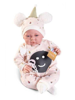 Lalka Emiliana - Recien Nacido Dibuja emociones Antonio Juan 33367 - Dziewczynka - 42 cm