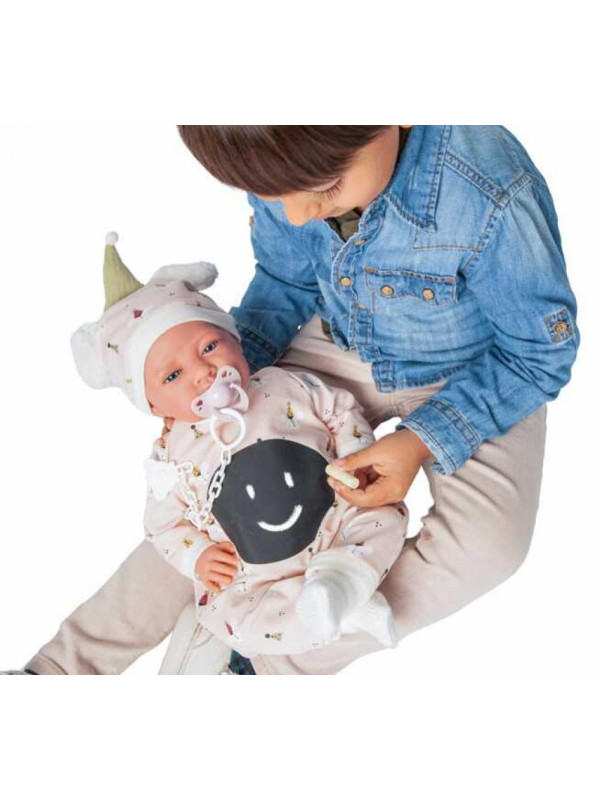 Lalka Recien Nacido Dibuja emociones Antonio Juan 33367 - Dziewczynka - 42 cm