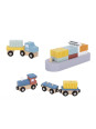 TOOKY TOY Dźwig Portowy Drewniany Zestaw TOOKY TOY Dźwig Portowy Drewniany Zestaw