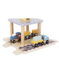 TOOKY TOY Dźwig Portowy Drewniany Zestaw TOOKY TOY Dźwig Portowy Drewniany Zestaw