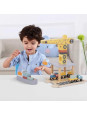 TOOKY TOY Dźwig Portowy Drewniany Zestaw TOOKY TOY Dźwig Portowy Drewniany Zestaw