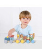 TOOKY TOY Kolejka Drewniana ze Zwierzątkami Układanka Montessori TOOKY TOY Kolejka Drewniana ze Zwierzątkami Układanka Montessori