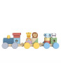 TOOKY TOY Kolejka Drewniana ze Zwierzątkami Układanka Montessori TOOKY TOY Kolejka Drewniana ze Zwierzątkami Układanka Montessori