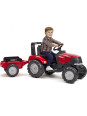 FALK Traktor na Pedały Case Czerwony Duży z Przyczepką od 3 lat FALK Traktor na Pedały Case Czerwony Duży z Przyczepką od 3 lat