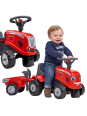 FALK Traktorek Baby Mac Cormick Czerwony z Przyczepką + akc. od 1 roku FALK Traktorek Baby Mac Cormick Czerwony z Przyczepką + akc. od 1 roku