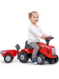 FALK Traktorek Baby Mac Cormick Czerwony z Przyczepką + akc. od 1 roku FALK Traktorek Baby Mac Cormick Czerwony z Przyczepką + akc. od 1 roku