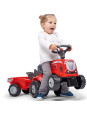 FALK Traktorek Baby Mac Cormick Czerwony z Przyczepką + akc. od 1 roku FALK Traktorek Baby Mac Cormick Czerwony z Przyczepką + akc. od 1 roku