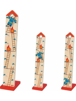 Strażak Benno, drabinka do akrobacji