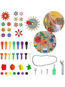 MASTERKIDZ Zestaw Akcesoriów Mix Kołeczki Śrubki Narzędzia 352 el.