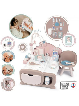 SMOBY Baby Nurse Elektroniczny Duży Kącik Opiekunki dla Lalki 19 akcesoriów