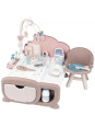 SMOBY Baby Nurse Elektroniczny Duży Kącik Opiekunki dla Lalki 19 akcesoriów SMOBY Baby Nurse Elektroniczny Duży Kącik Opiekunki dla Lalki 19 akcesoriów