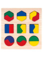 Puzzle geometryczne KSZTAŁTY I KOLORY