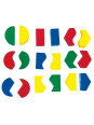Puzzle geometryczne KSZTAŁTY I KOLORY
