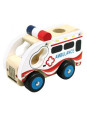 Autko drewniane - Ambulans
