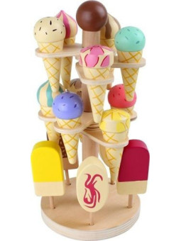 Lody do zabawy  zabawka dla dzieci small foot design - drewniana zabawka, zabawa w sklep dla  3 latka