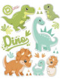 Naprasowanki Naplamki Dinozaury mały arkusz Naprasowanki Naplamki Dinozaury mały arkusz